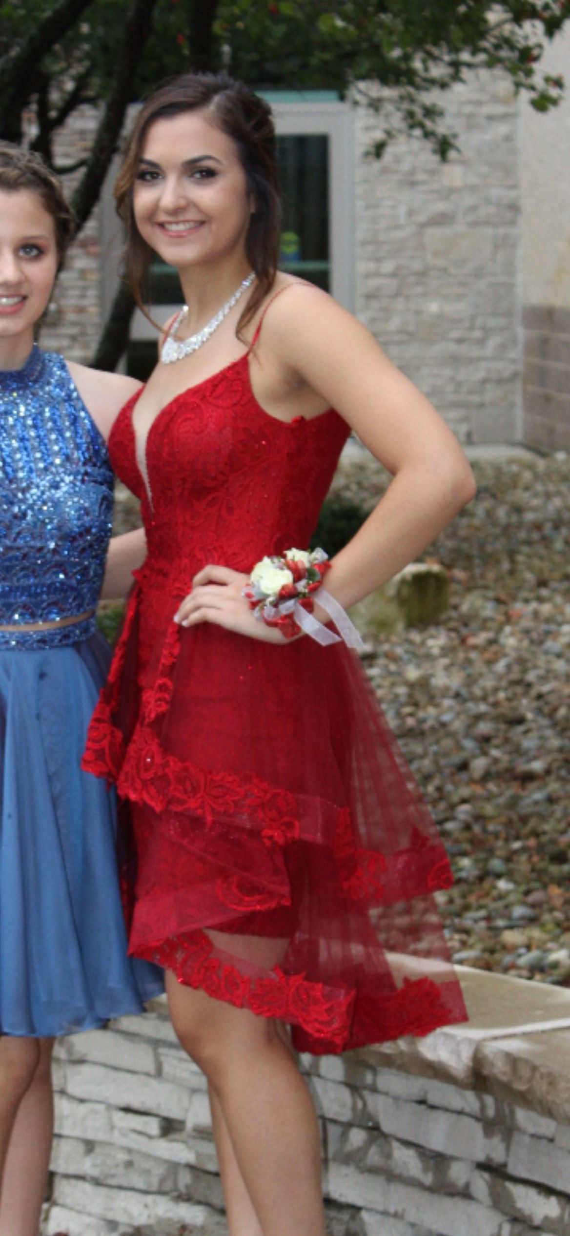 Clarisse Size 4 Prom Red Cocktail Dress on Queenly