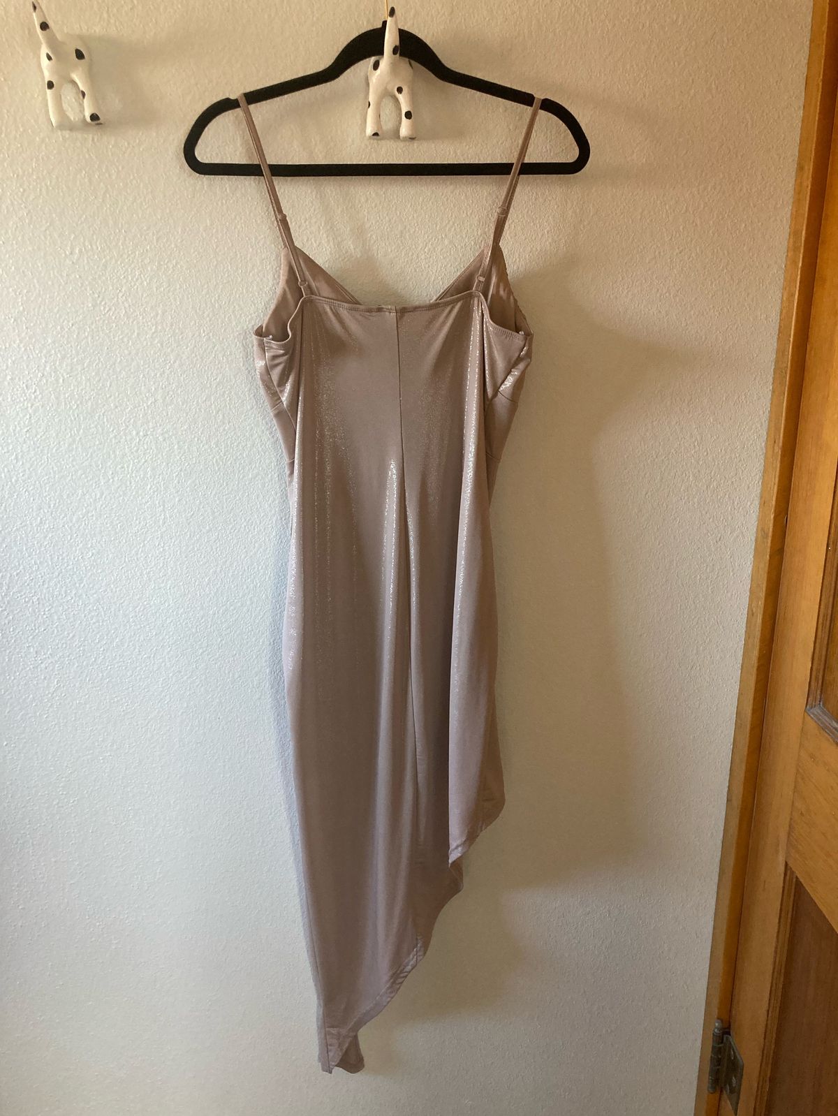 Lulus Size 6 Prom Nude Side Slit Dress on Queenly