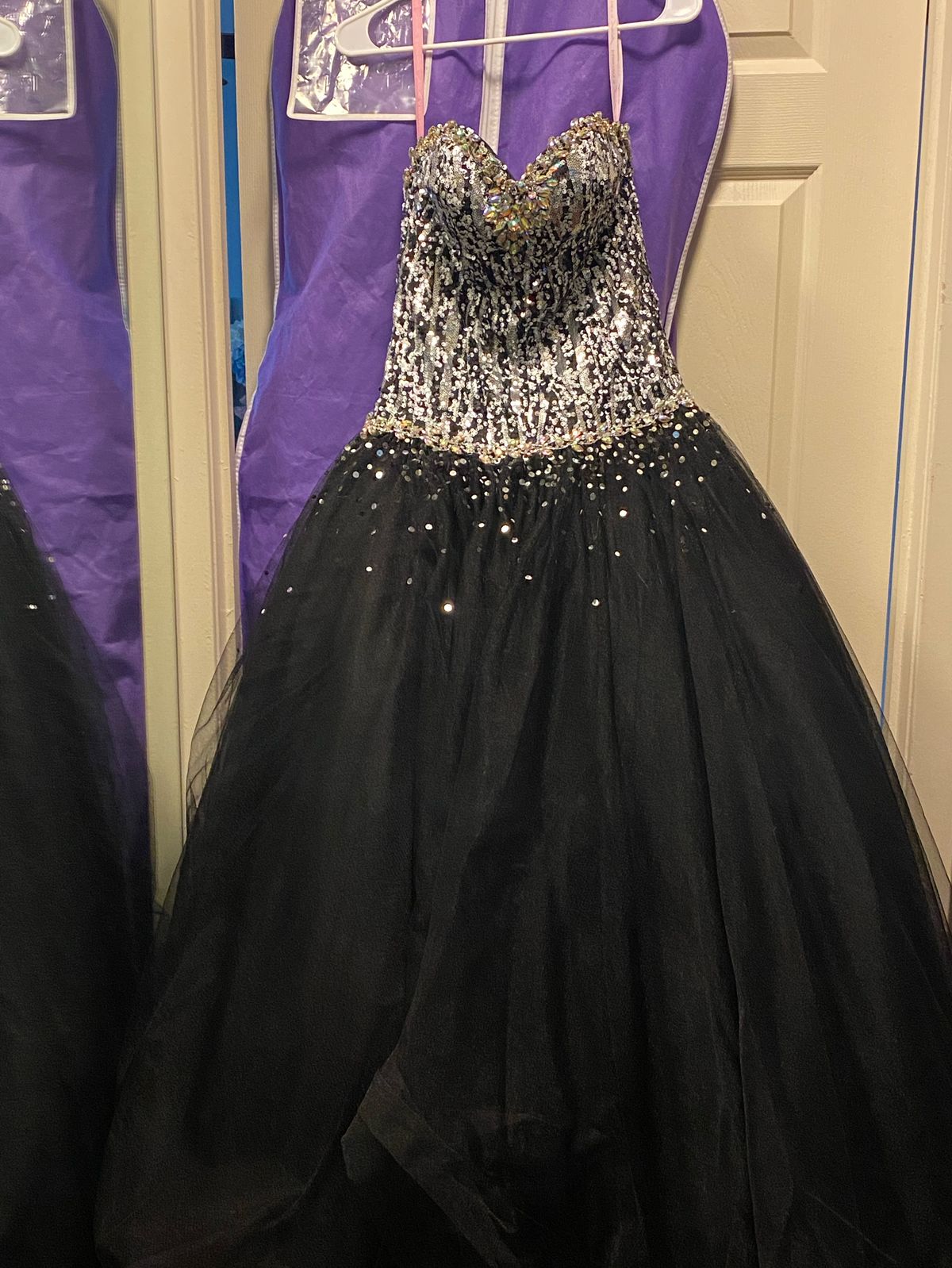 Size 2 Black Ball Gown on Queenly