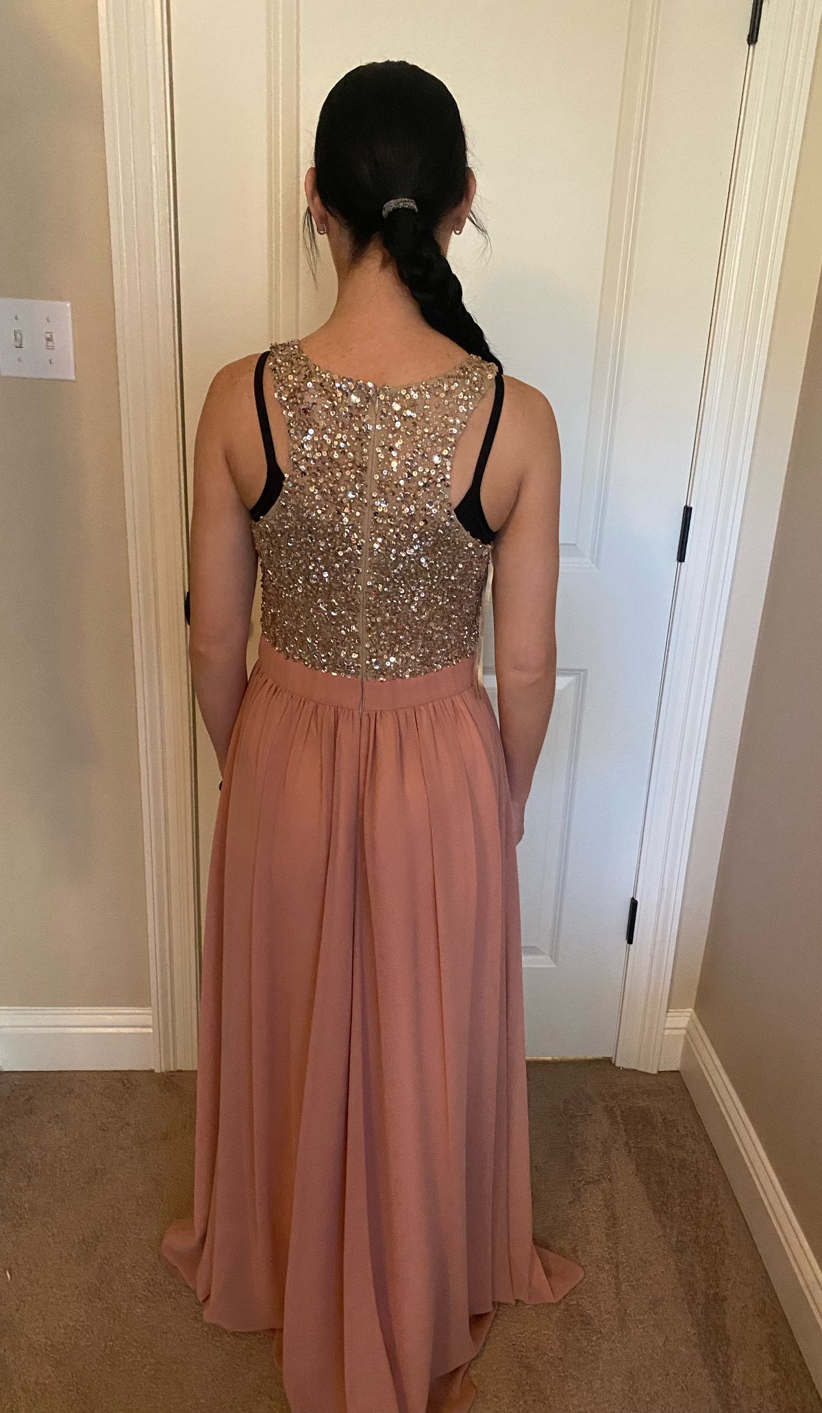 Aidan Size 4 Prom Pink Ball Gown on Queenly