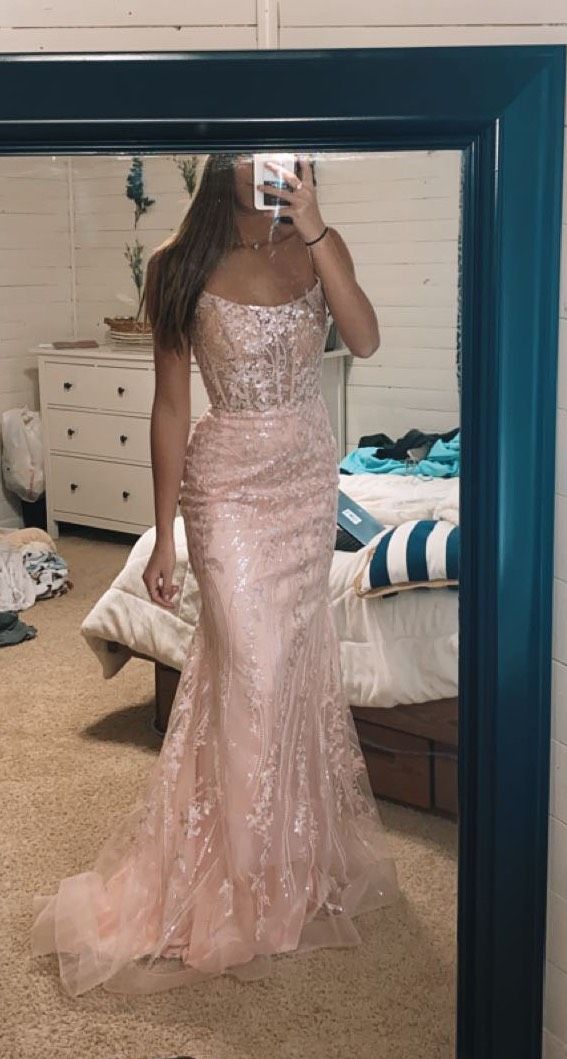 Sherri Hill Size 4 Prom Pink Mermaid Dress on Queenly