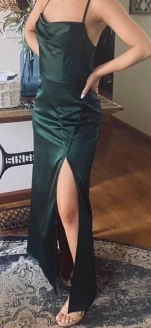 David's Bridal Size XS Prom Green Cocktail Dress on Queenly