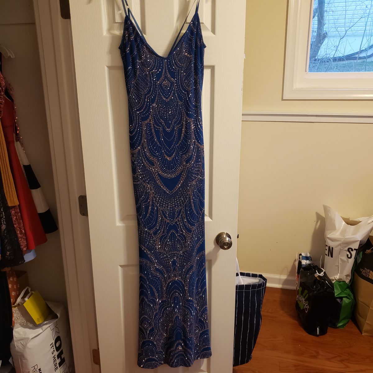 Jump Size 4 Prom Blue Ball Gown on Queenly