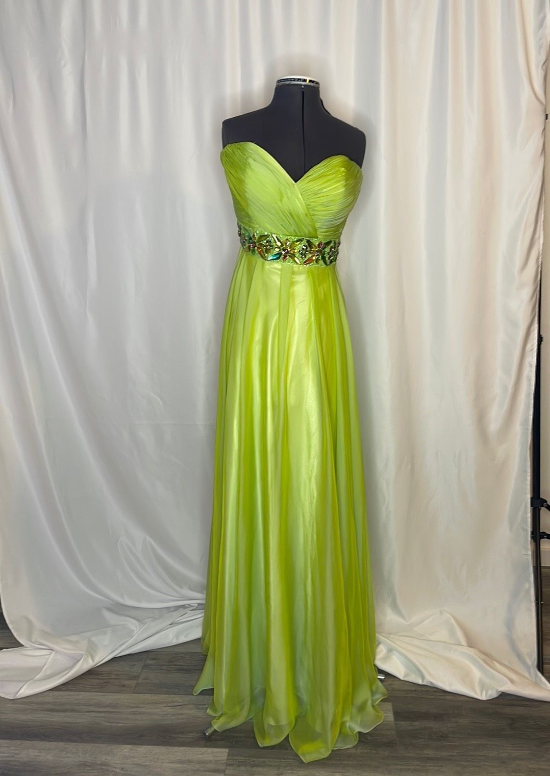 Vienna Size 10 Green Floor Length Maxi on Queenly