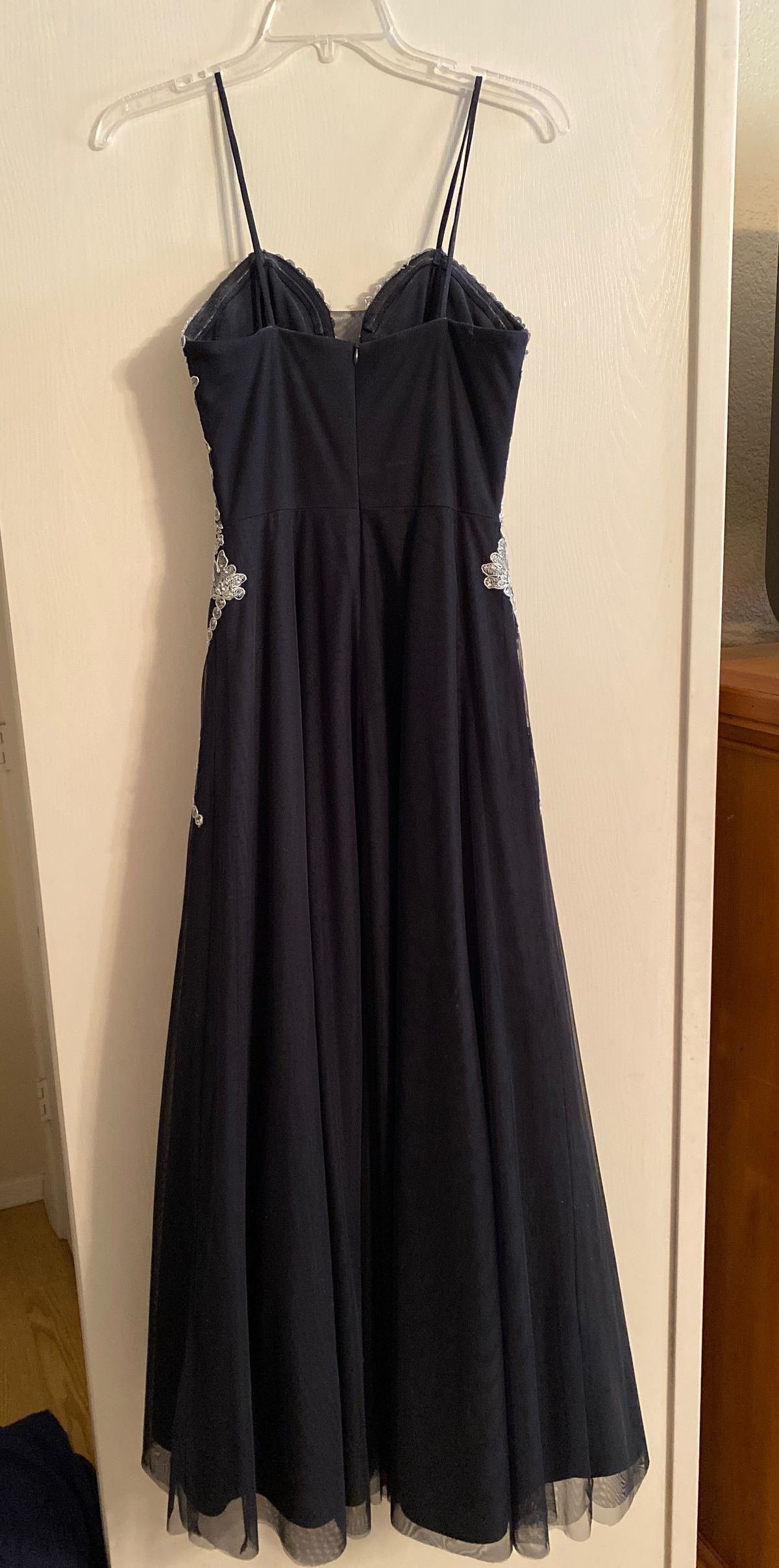 Size S Prom Blue Floor Length Maxi on Queenly