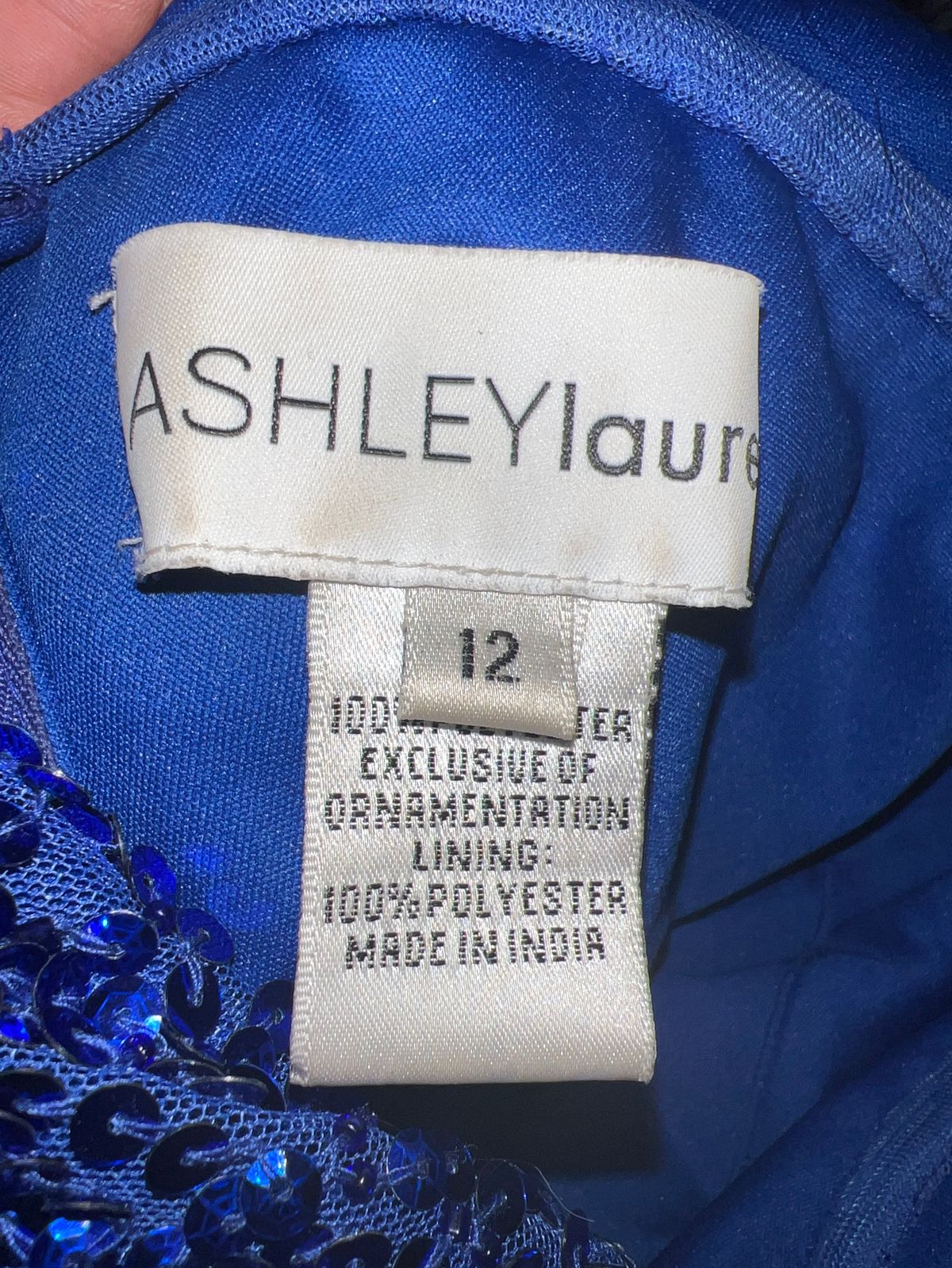 Ashley Lauren Size 12 Pageant Purple Formal Jumpsuit on Queenly