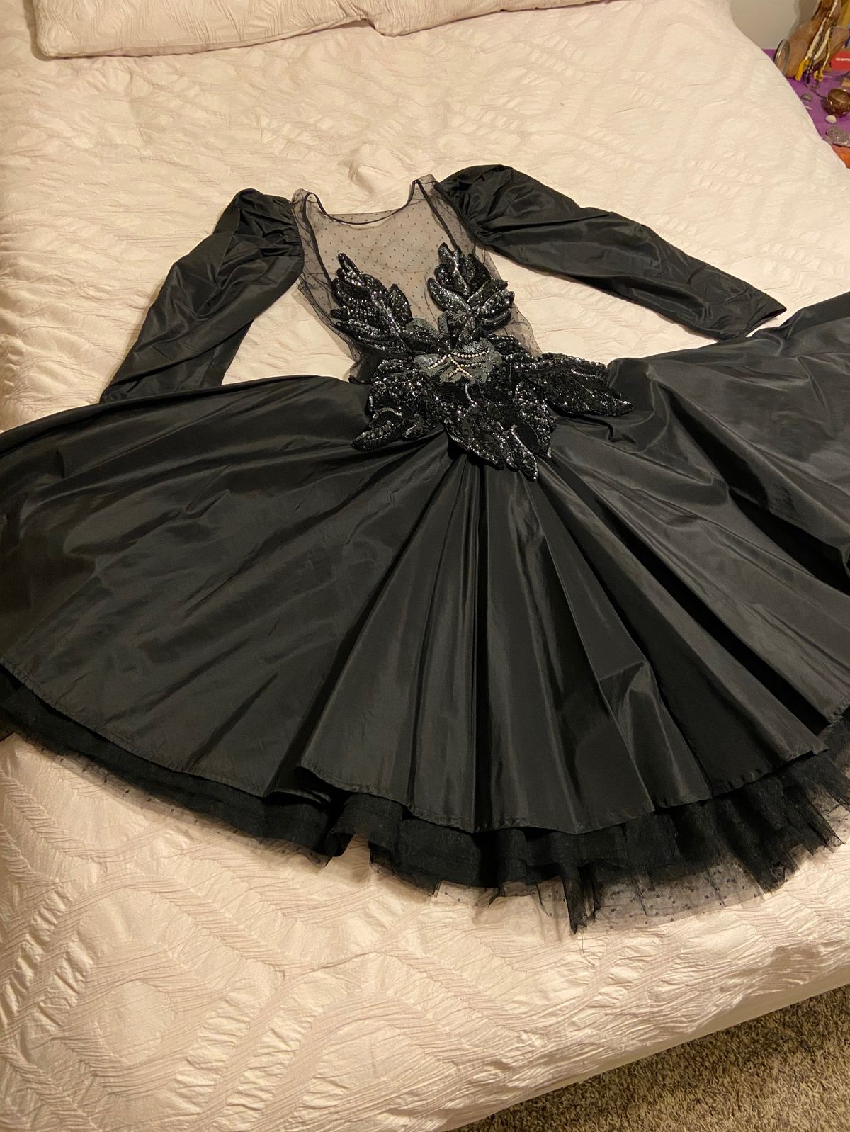 Dora Herbst Size S Prom Black Ball Gown on Queenly