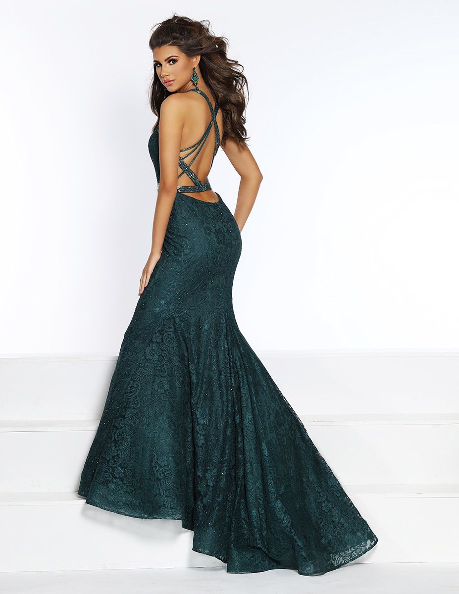 Style 20022 2Cute Prom Size 10 Prom Navy Blue Mermaid Dress on Queenly