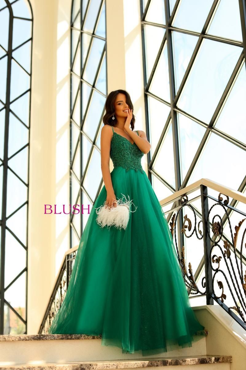 V Neck Open Back Dark Green Lace Beaded Long Prom Dresses, Dark Green – Eip  Collection