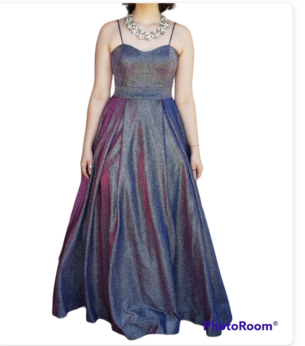 Jules & Cleo Size 4 Prom Strapless Purple Ball Gown on Queenly