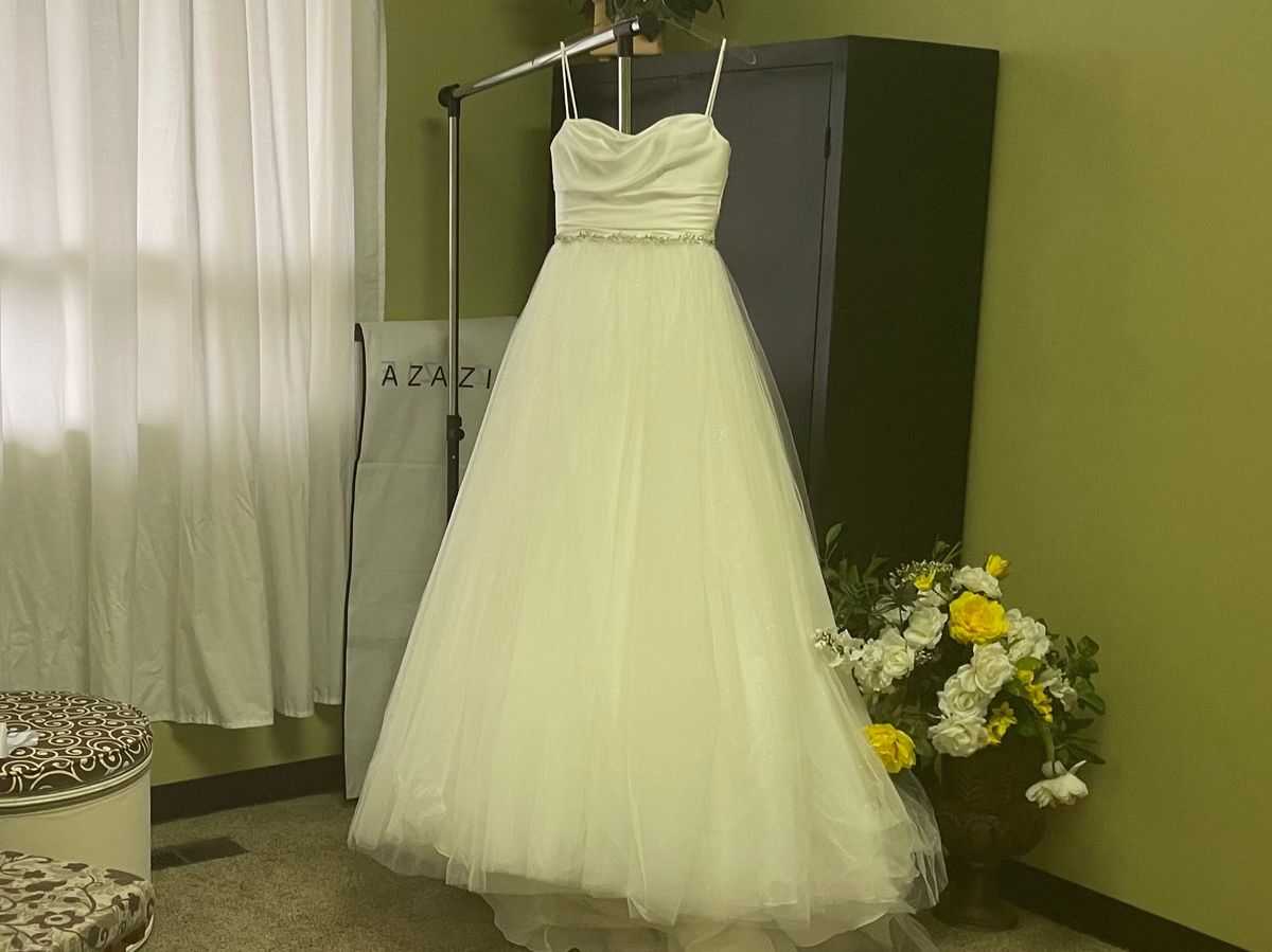 Rebecca ingram Size 2 Wedding White Ball Gown on Queenly