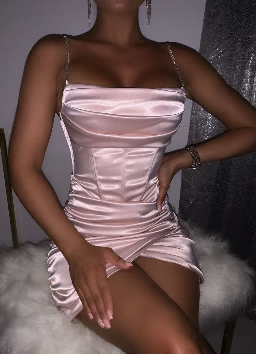 Size S Prom Pink Cocktail Dress on Queenly
