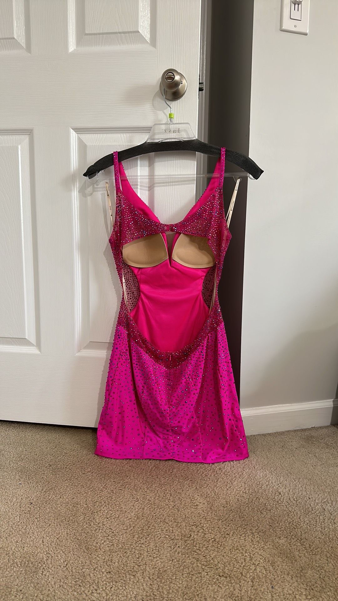 Faviana Size 4 Homecoming Pink Cocktail Dress on Queenly