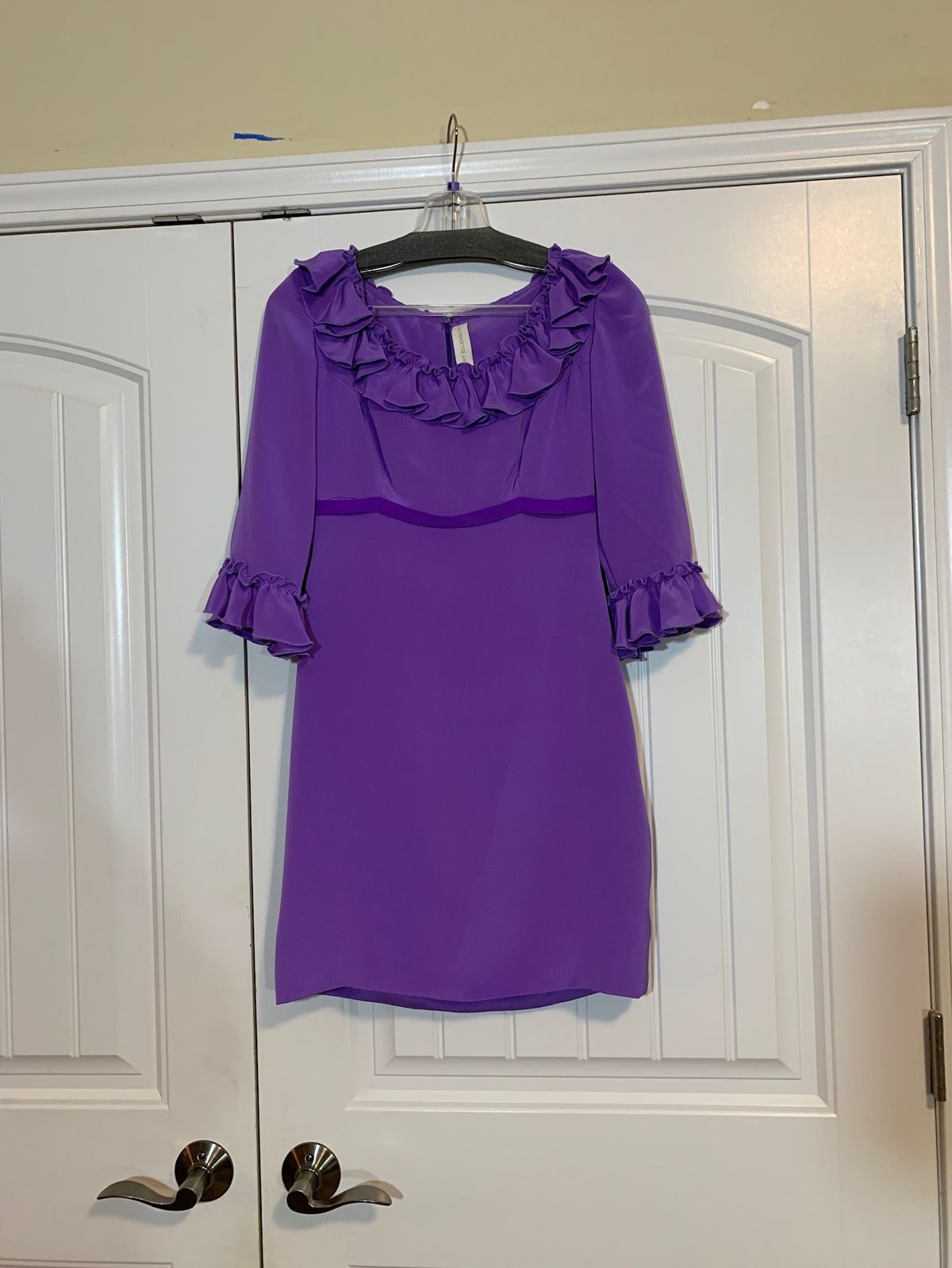 Gregory Ellenburg Size 4 Pageant Purple Cocktail Dress on Queenly