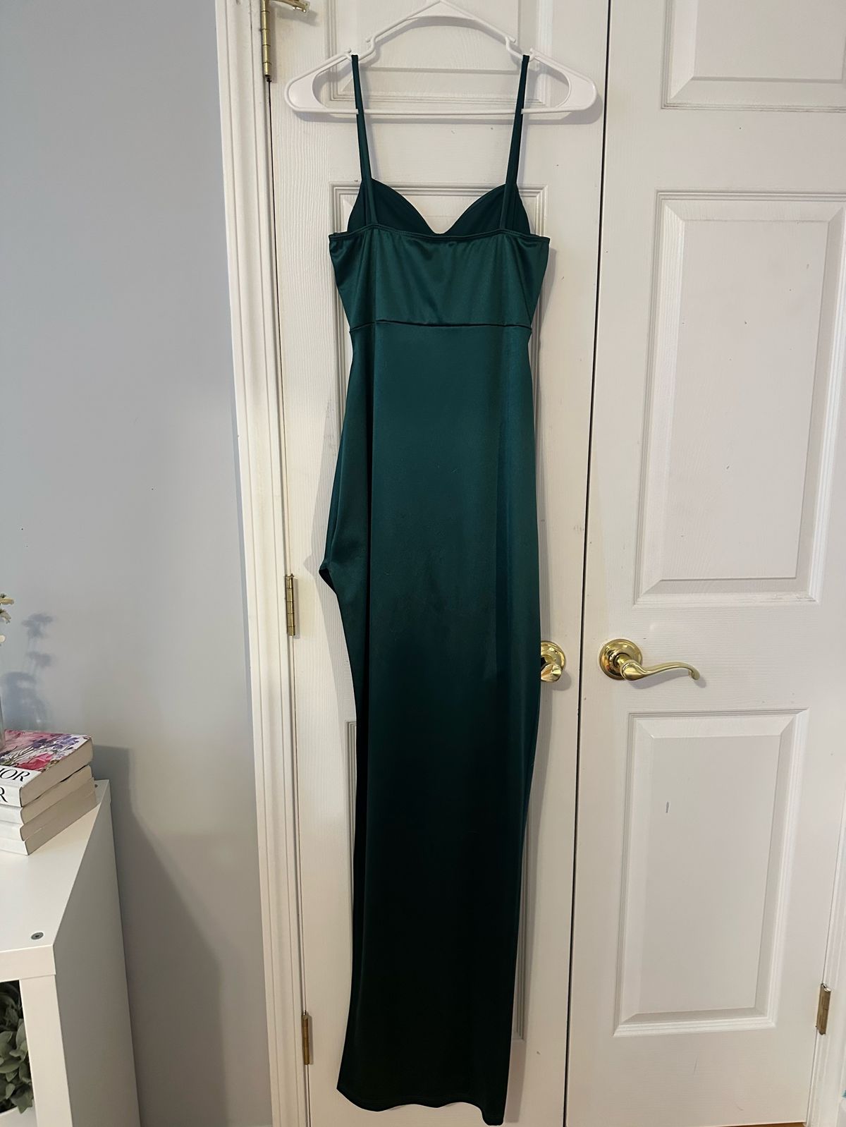 Cinderella Divine Size 4 Prom Green Side Slit Dress on Queenly