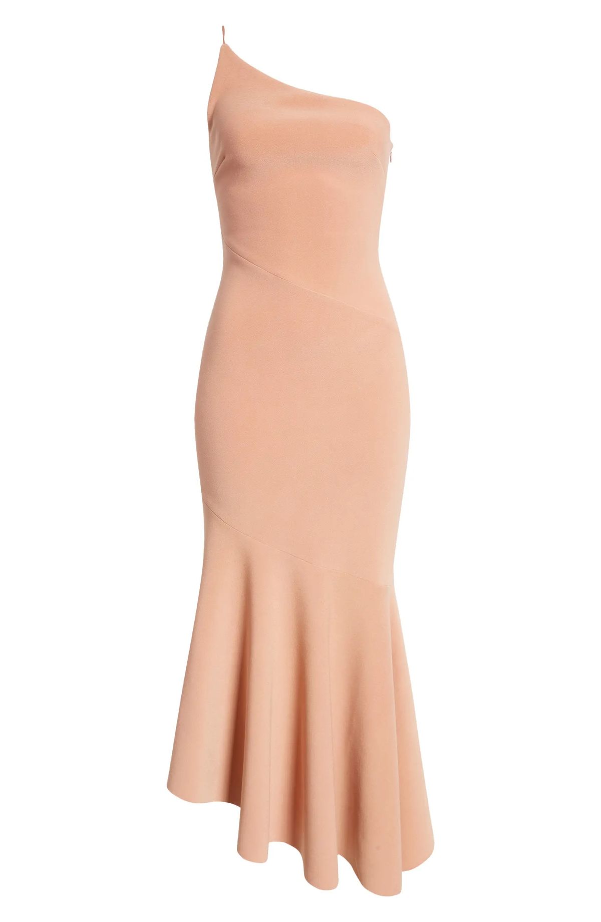 significant other Size 4 Wedding Guest Nude Mermaid Dress on Queenly