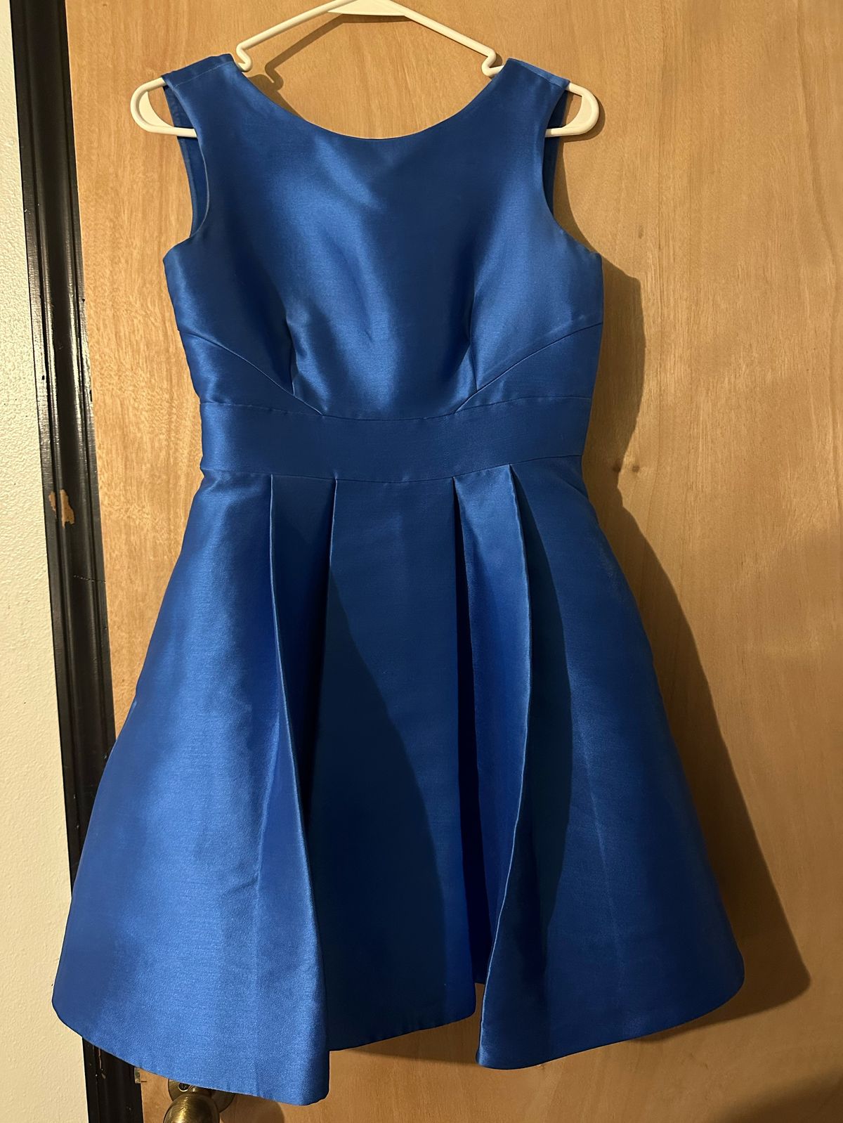 Kate Spade Size 0 Prom Satin Royal Blue Cocktail Dress on Queenly