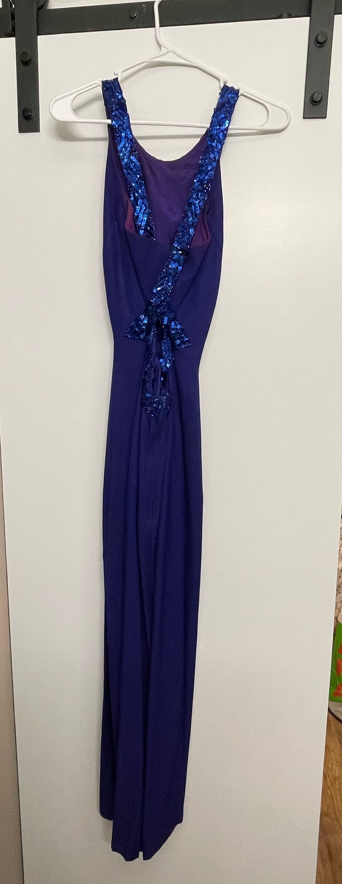 Dave and Johnny Size 4 Prom Purple Floor Length Maxi on Queenly
