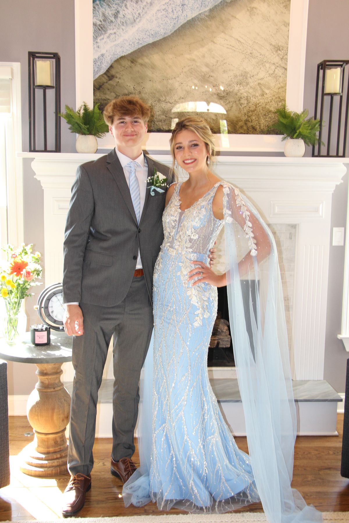 Portia and Scarlett Size 0 Prom Blue Floor Length Maxi on Queenly