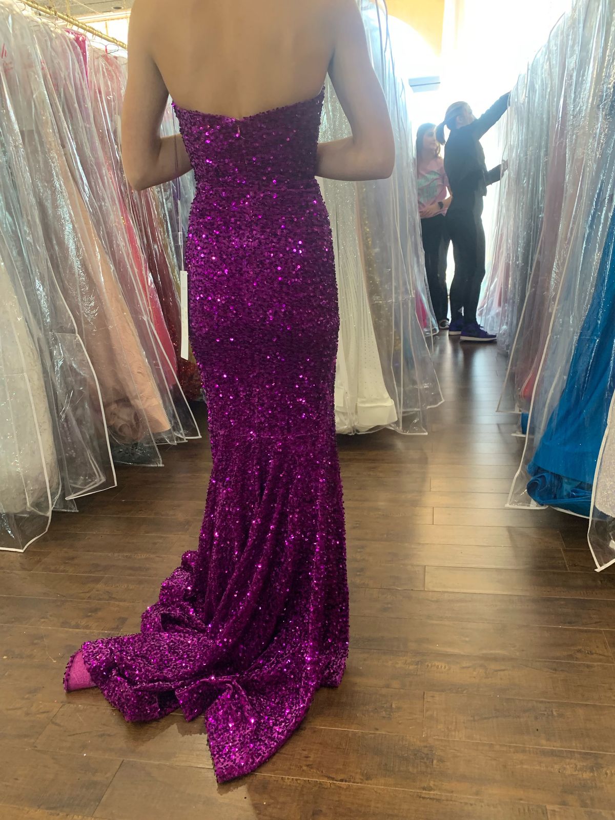 Portia and Scarlett Size 0 Prom Purple Floor Length Maxi on Queenly