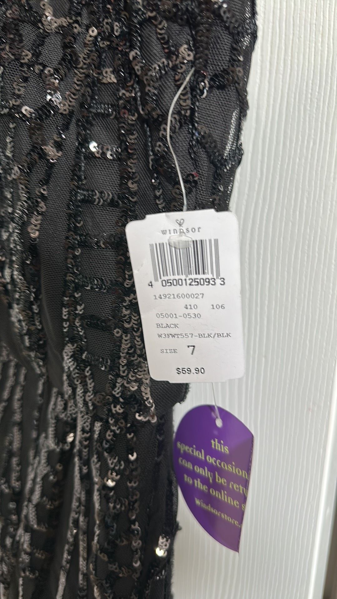 Windsor Size 6 Homecoming Black Cocktail Dress on Queenly