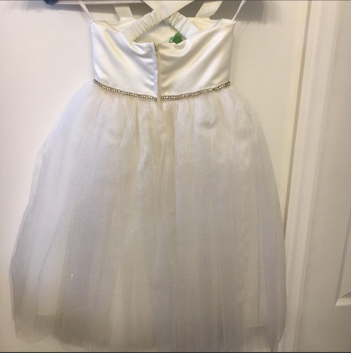 Girls Size 2 Wedding Guest Nude Ball Gown on Queenly