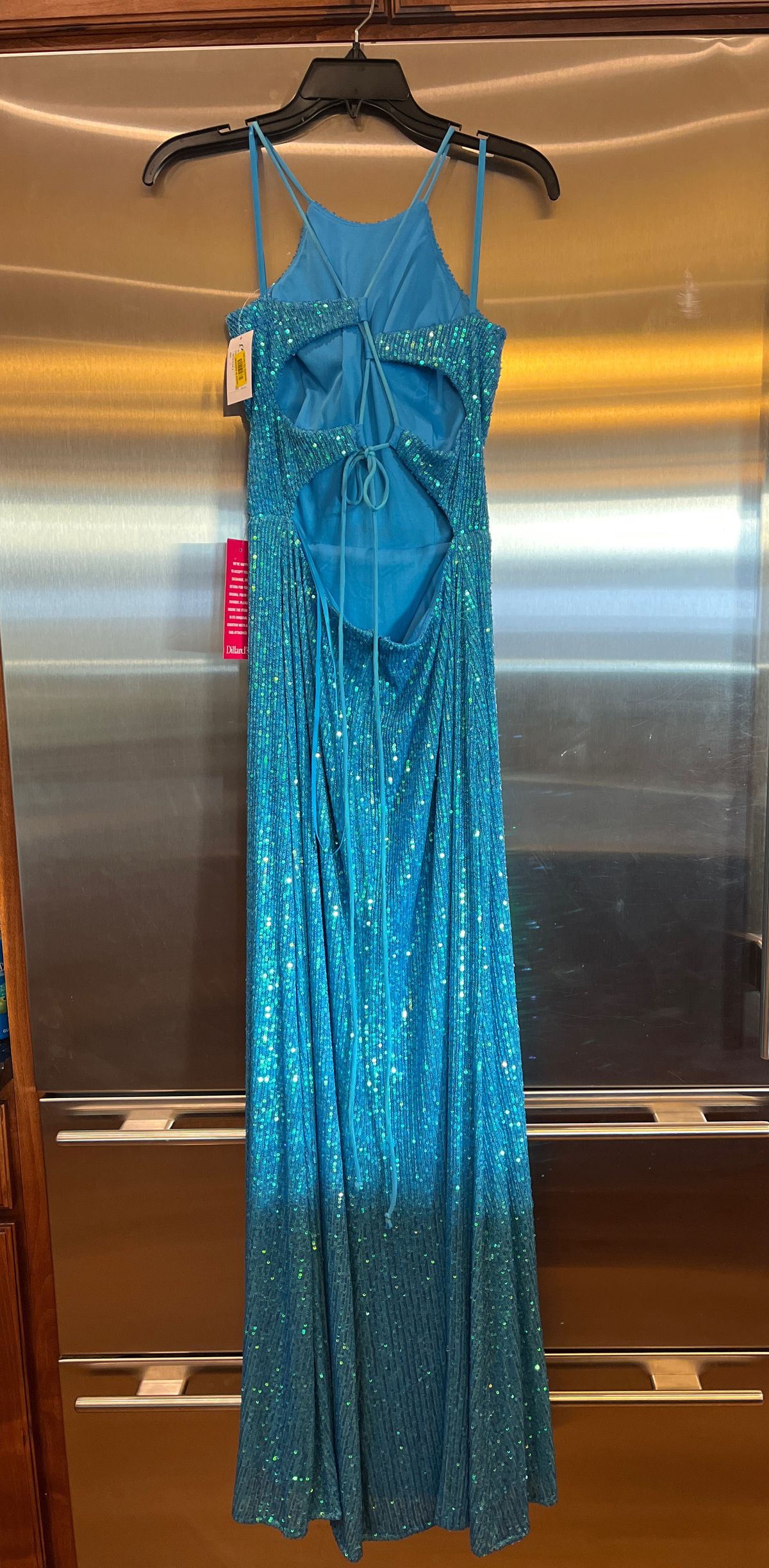 Blondie Nites Size M Prom Blue Floor Length Maxi on Queenly