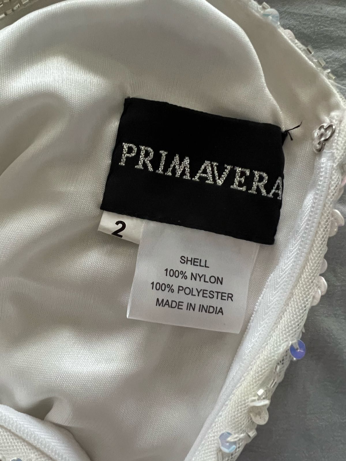 Primavera Size 2 Prom White Side Slit Dress on Queenly