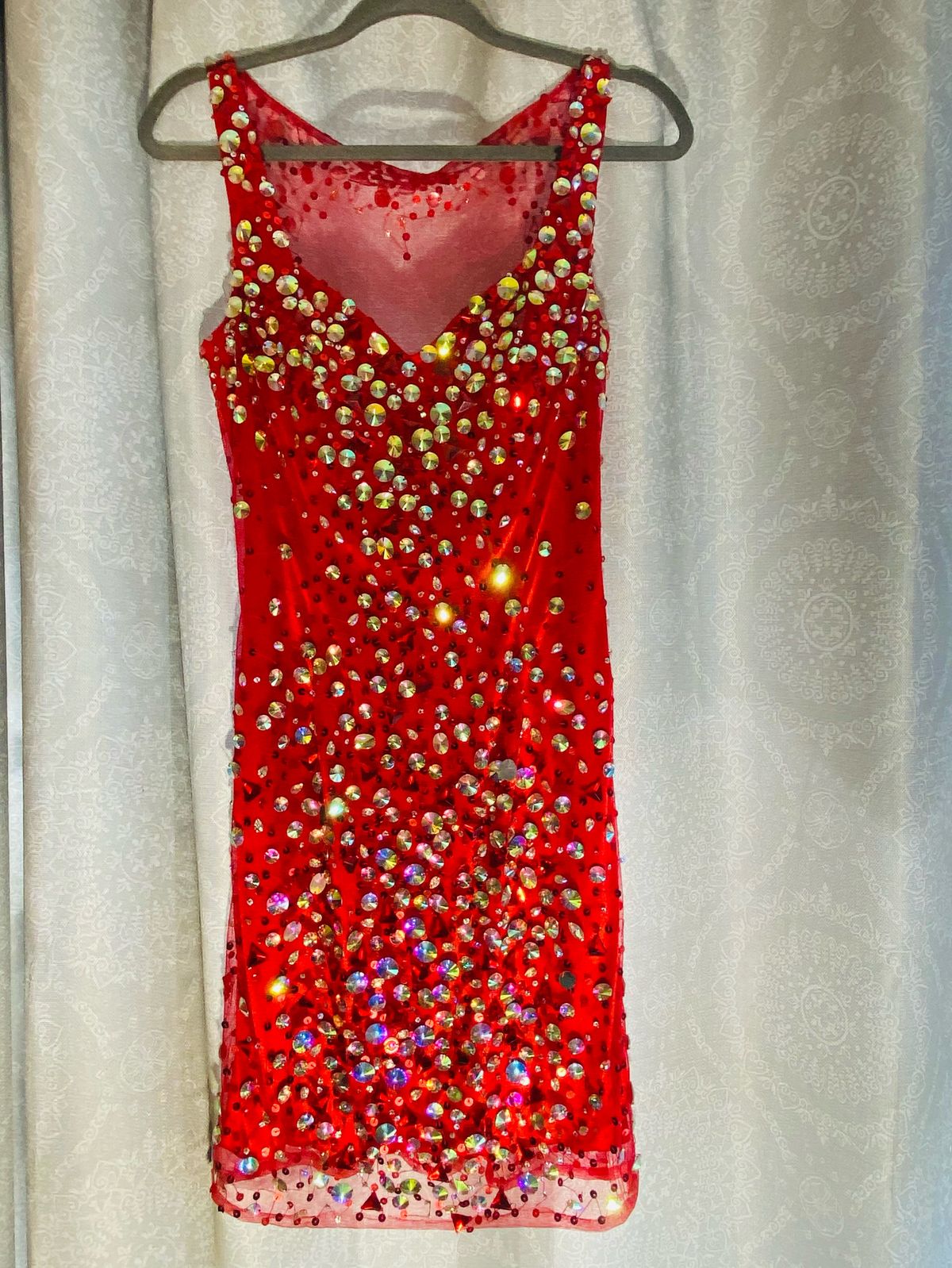 Clarisse Size 8 Prom Red Cocktail Dress on Queenly