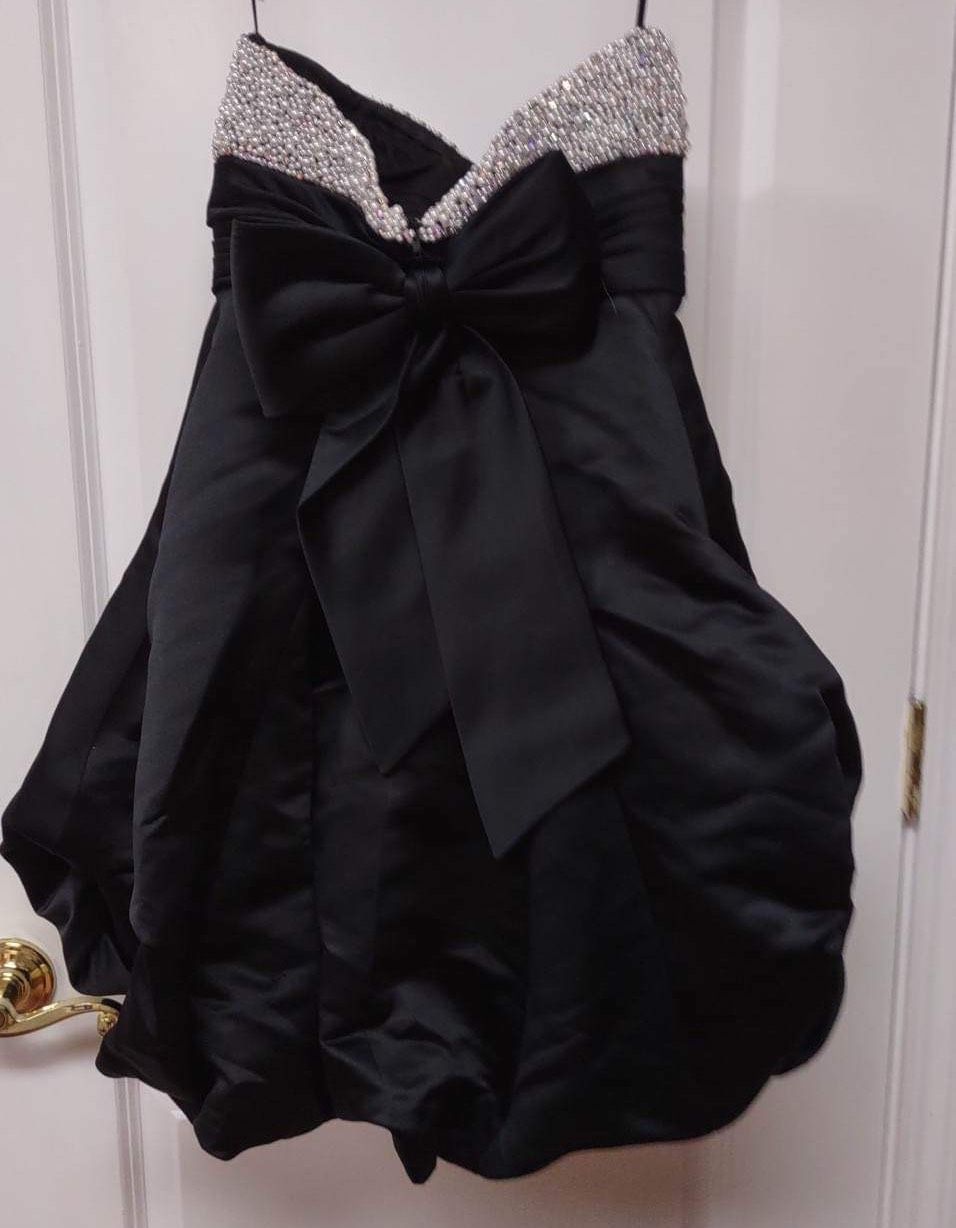 Scala Size 4 Prom Black Cocktail Dress on Queenly