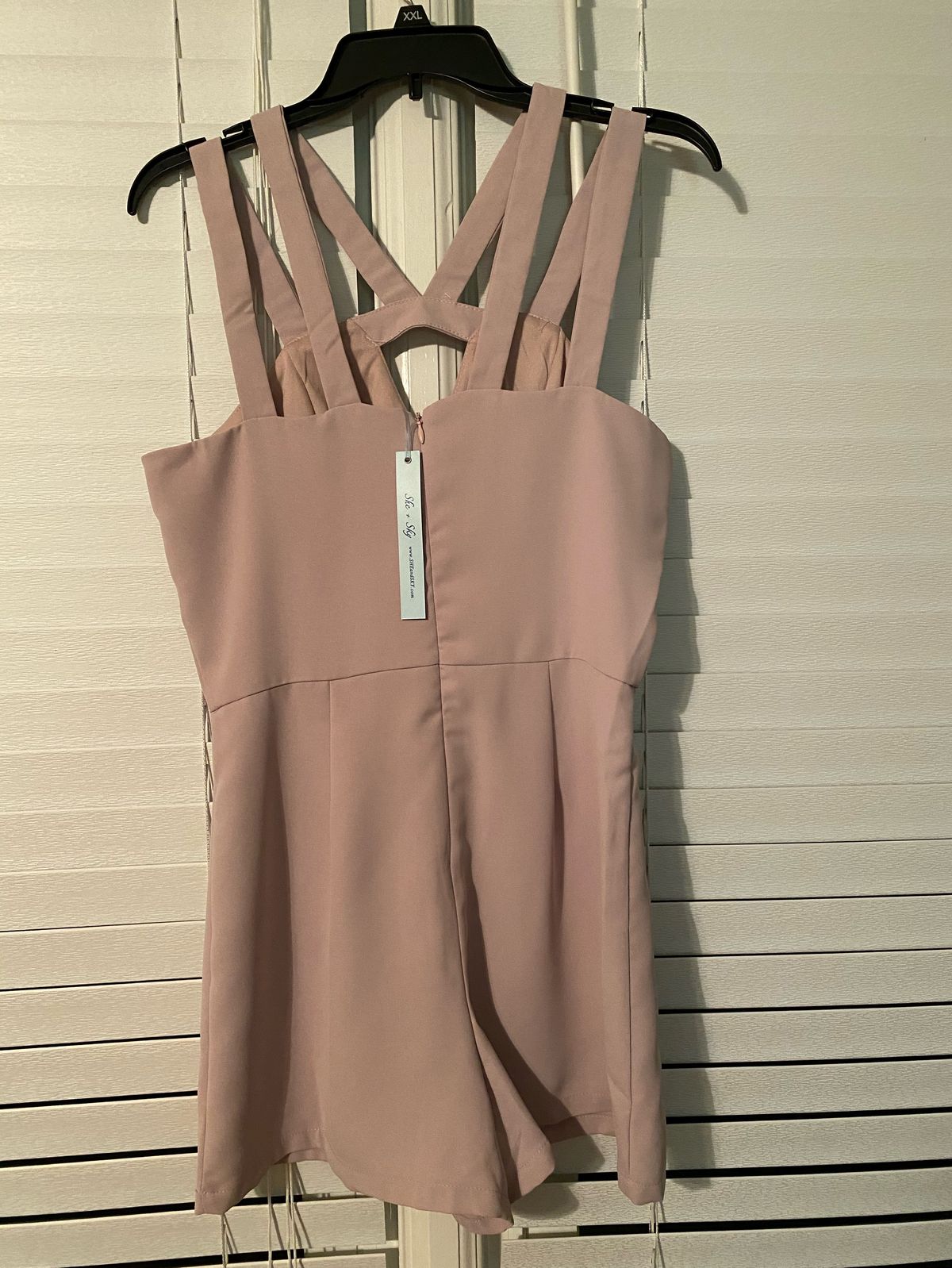 She + Sky Size 8 Pageant Pink Formal Jumpsuit on Queenly