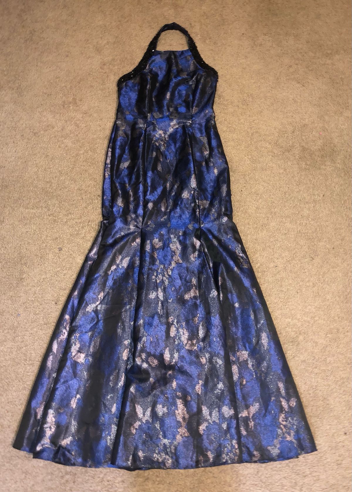 Pamella Rowland Size 8 Blue Mermaid Dress on Queenly