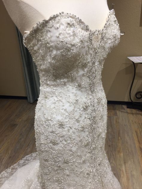 Allure Size 12 Wedding White Mermaid Dress on Queenly
