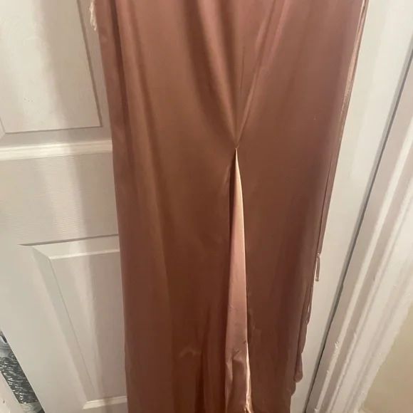 Lulus Size 4 Prom Lace Light Pink Floor Length Maxi on Queenly