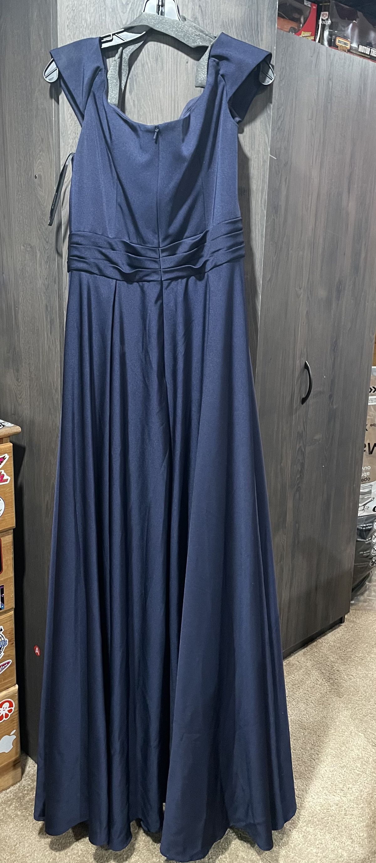 Alyce Paris Size 12 Prom Blue Ball Gown on Queenly