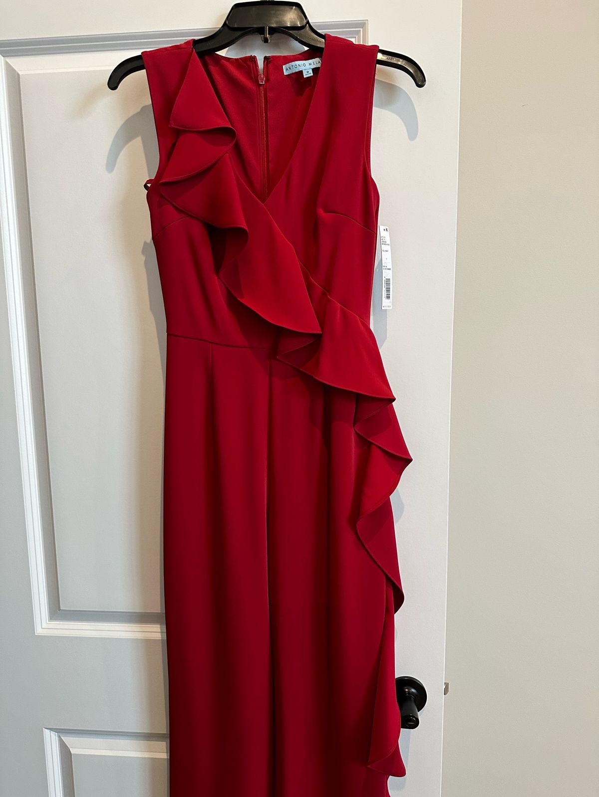 Antonio Melani Size 0 Red Formal Jumpsuit on Queenly