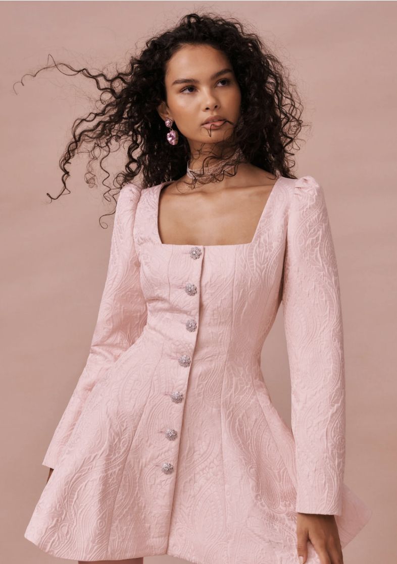 Style Haveri Mini Dress LoveShackFancy Size 00 Pink A-line Dress on Queenly