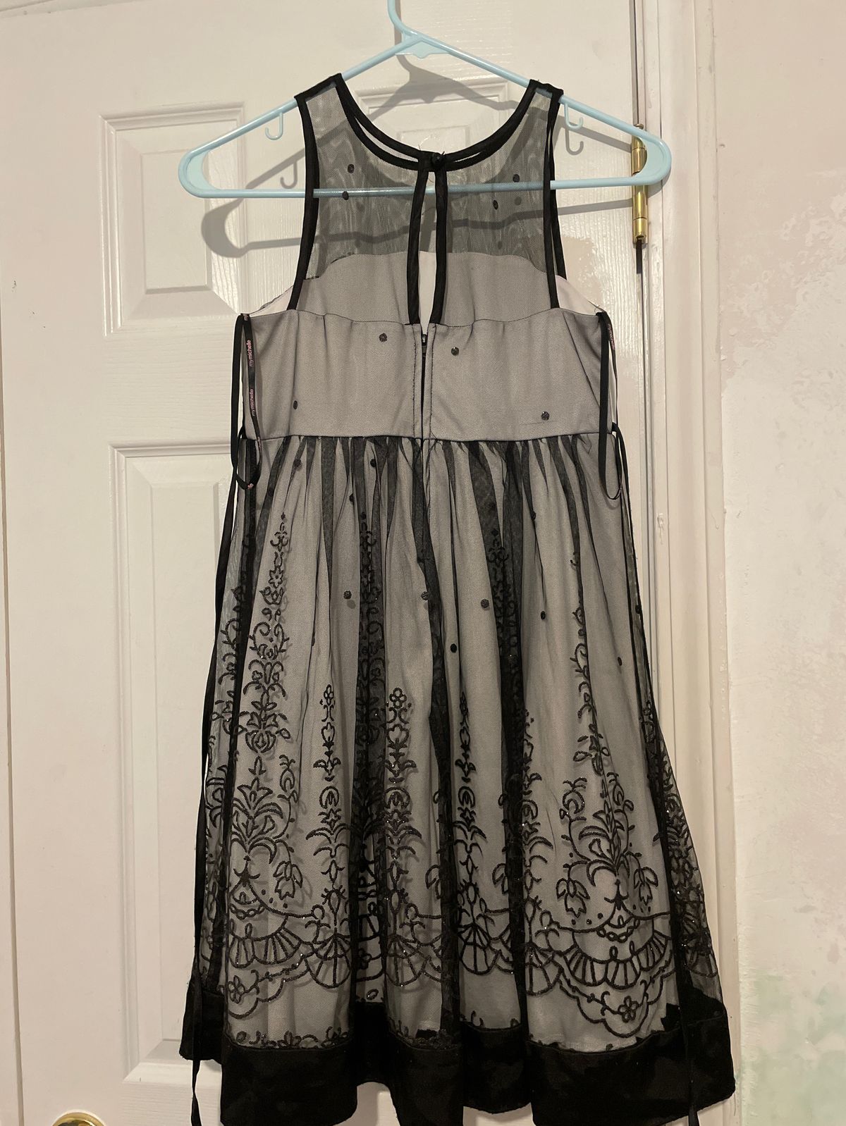 My Michelle Girls Size 12 Prom Black A-line Dress on Queenly
