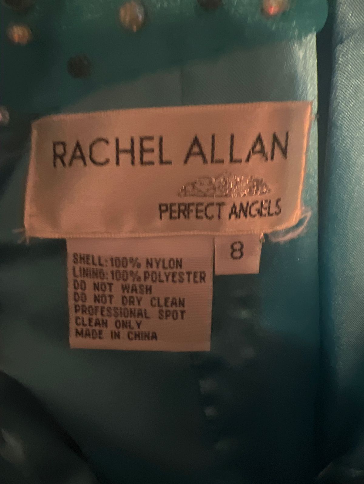 Rachel Allan Girls Size 8 Prom Blue Ball Gown on Queenly