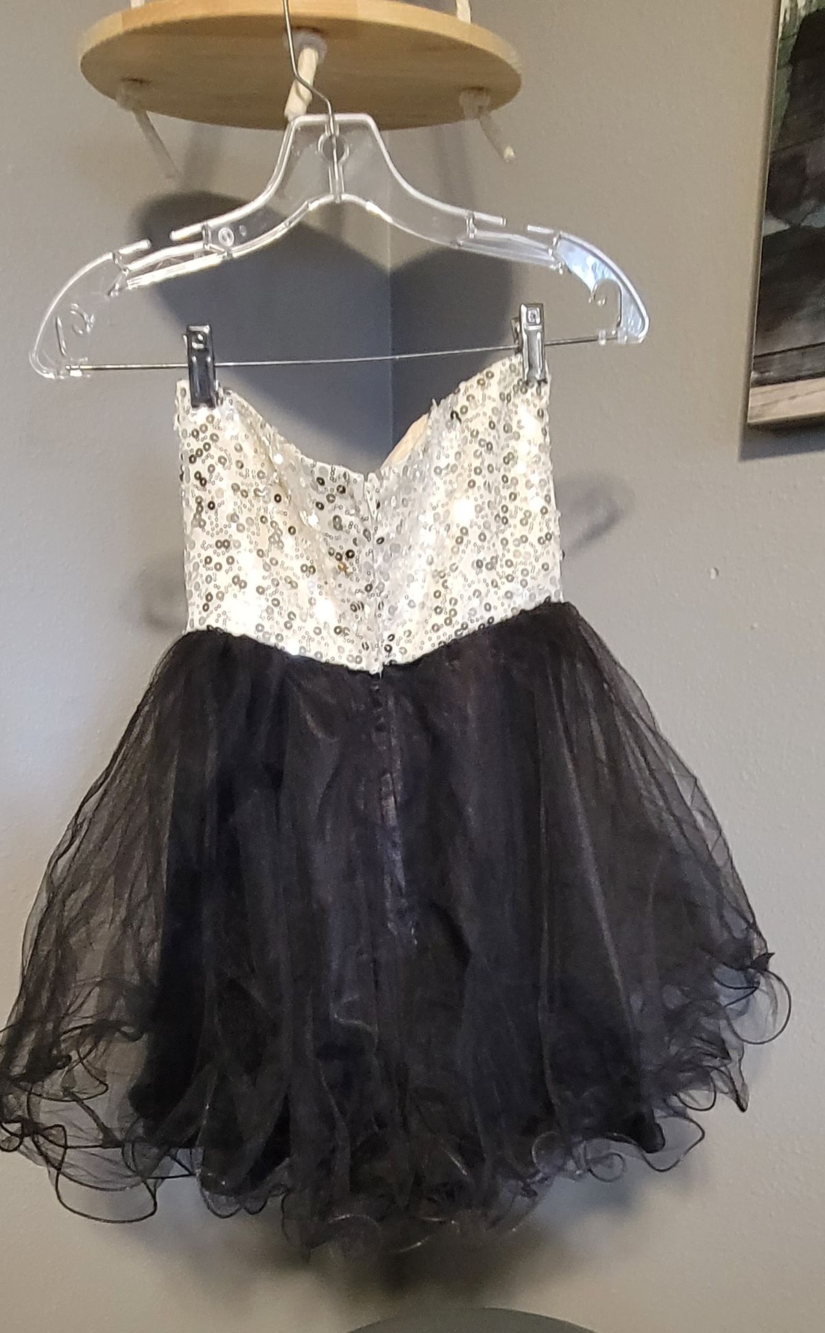 Size 4 Black Ball Gown on Queenly