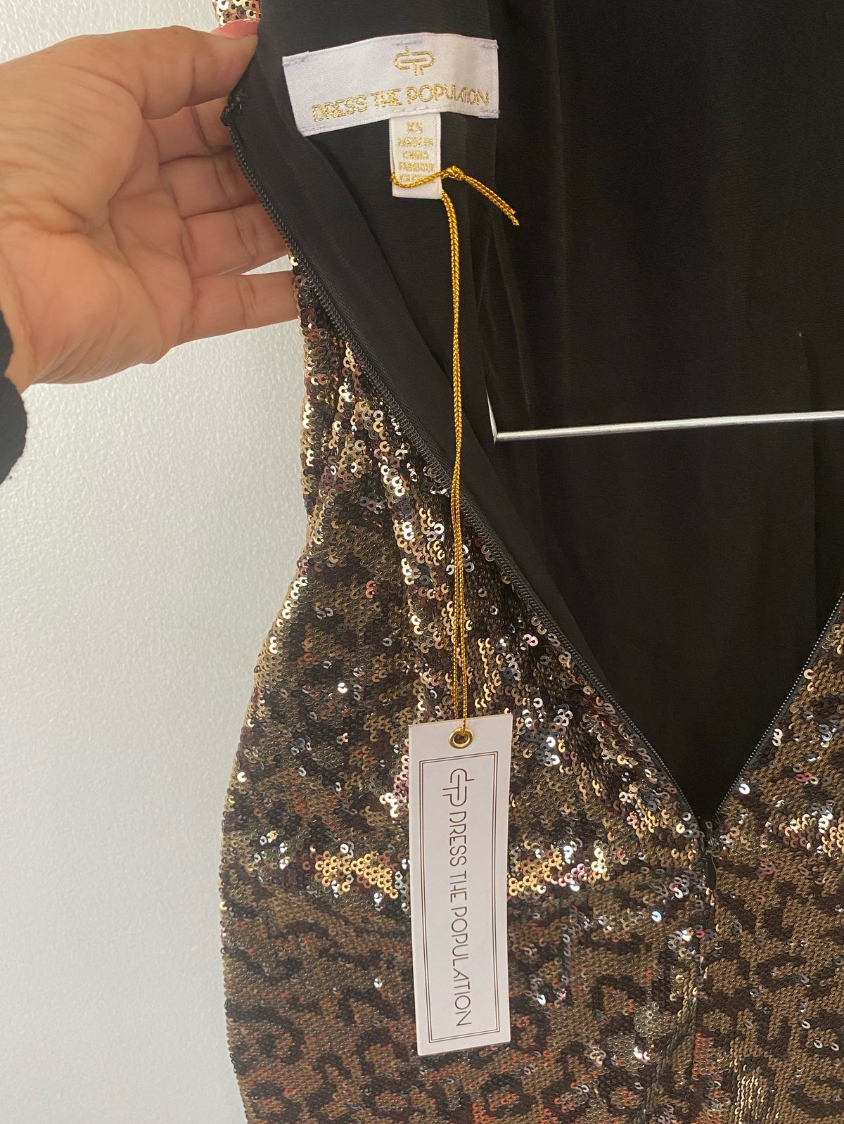 Size XS Gold Cocktail Dress on Queenly