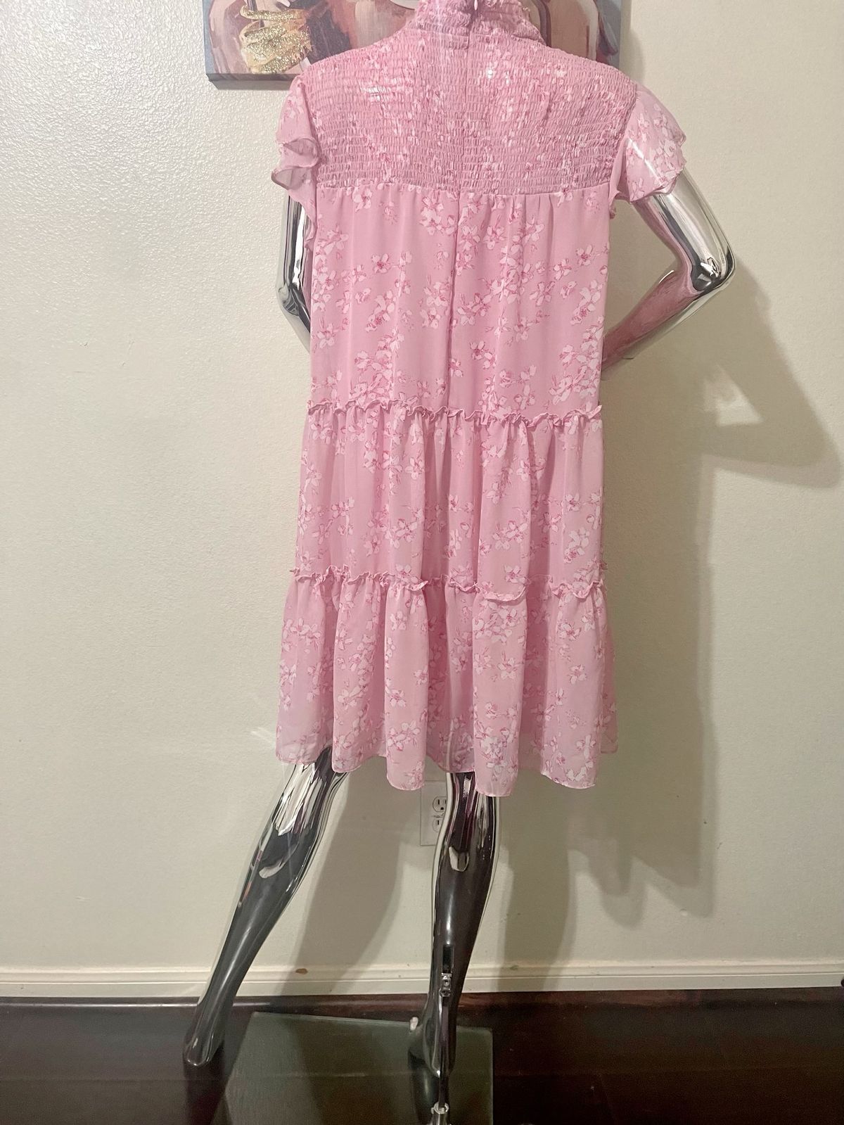 Size 12 Pink Floor Length Maxi on Queenly