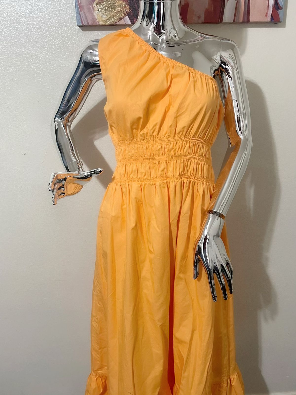 Size 12 Yellow Floor Length Maxi on Queenly