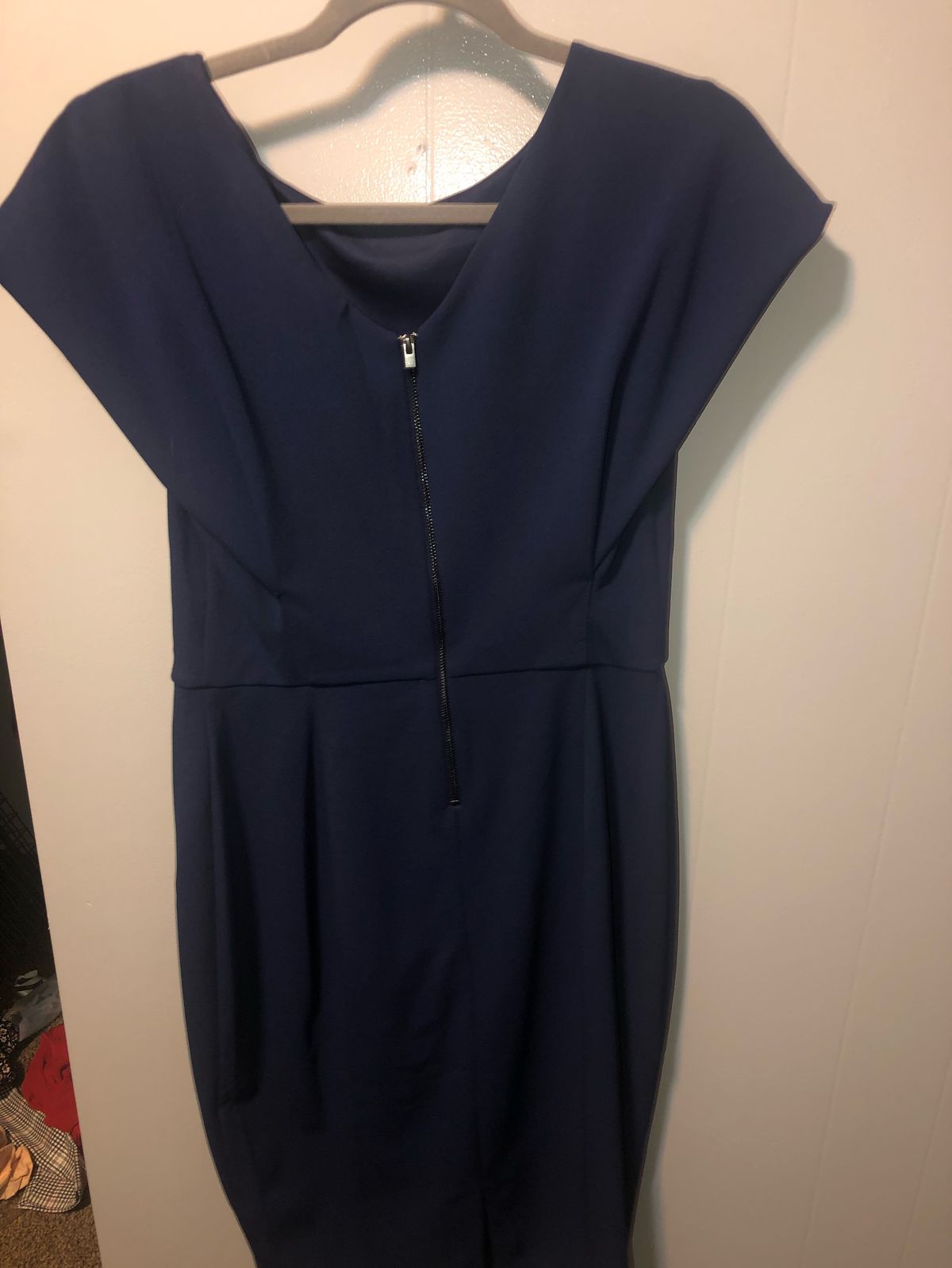 Express Size M Homecoming Cap Sleeve Royal Blue Cocktail Dress on Queenly