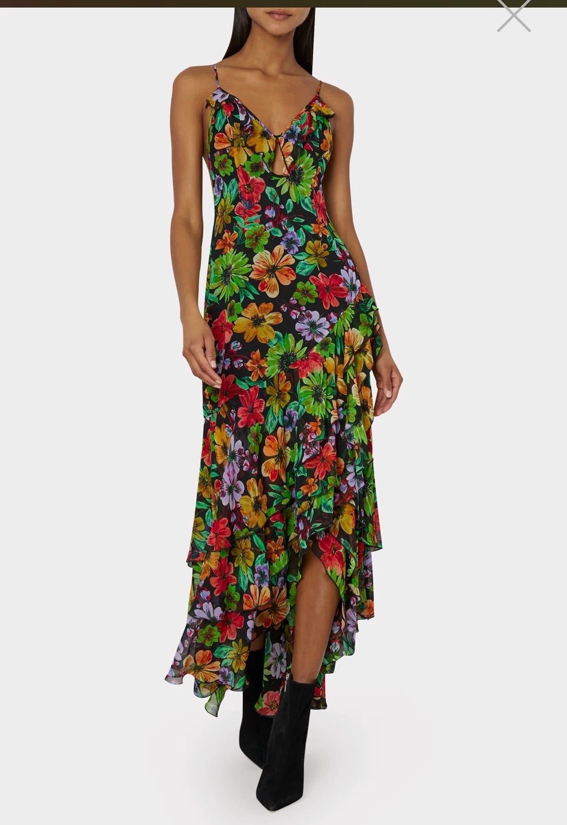 Milly Size 6 Prom Multicolor Floor Length Maxi on Queenly