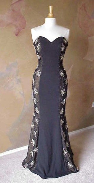 Style 8200 strapless black pageant evening gown Darius Cordell Size 4 Prom Strapless Black Mermaid Dress on Queenly