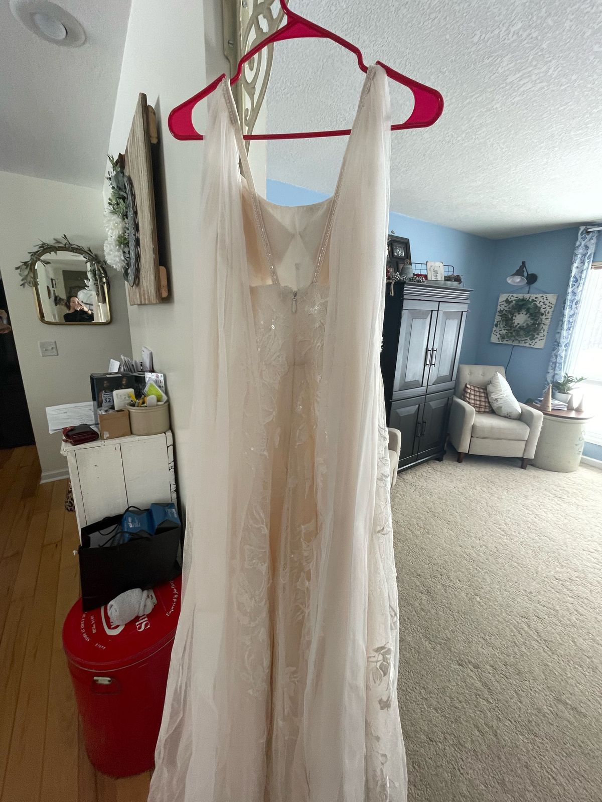 Size 10 Prom Nude Dress With Train on Queenly