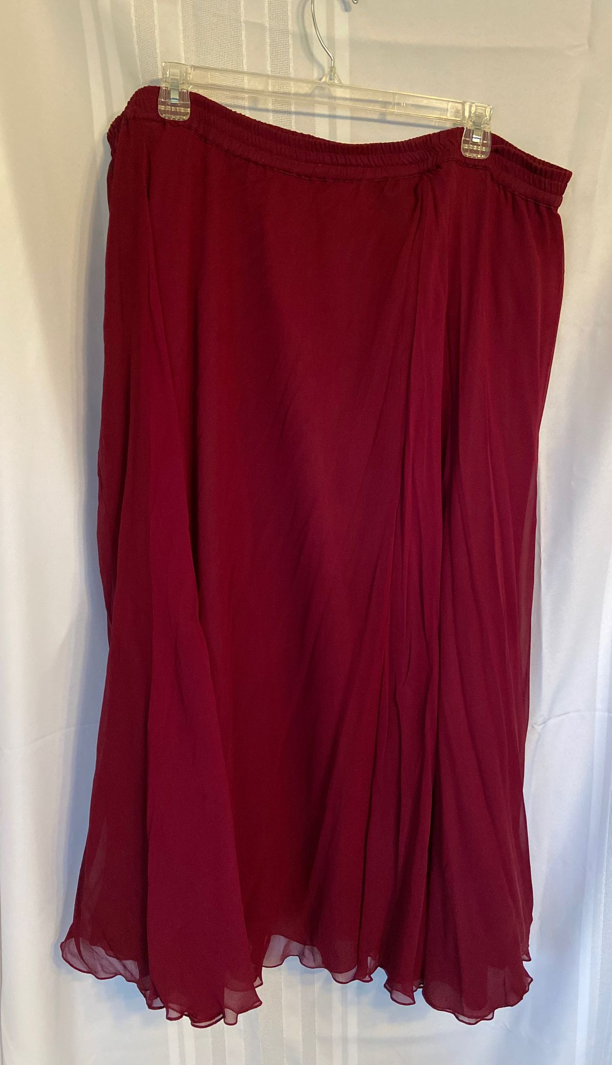 Size 2X Red A-line Dress on Queenly