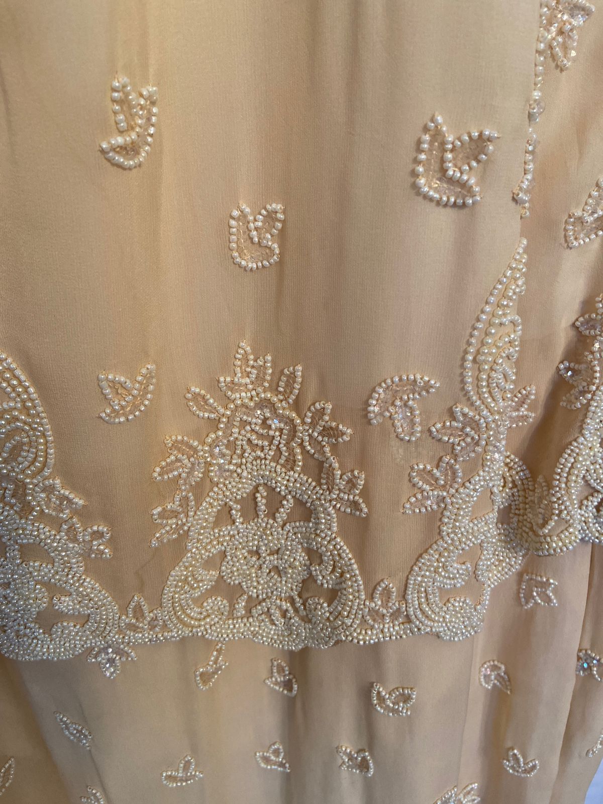 Size 2X Nude Floor Length Maxi on Queenly