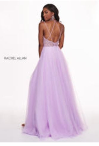 Rachel Allan Size 4 Purple Ball Gown on Queenly